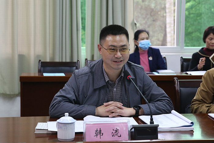 自治区党委宣传部副部长韩流讲话